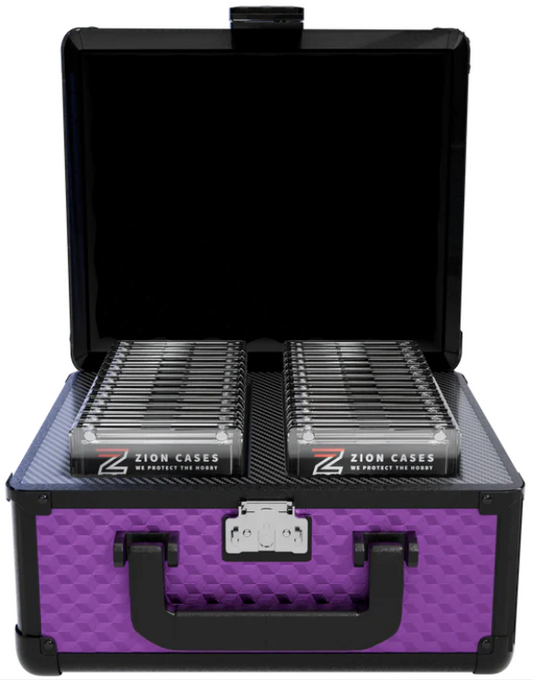 Slab Case 2 Row - Cubed Purple
